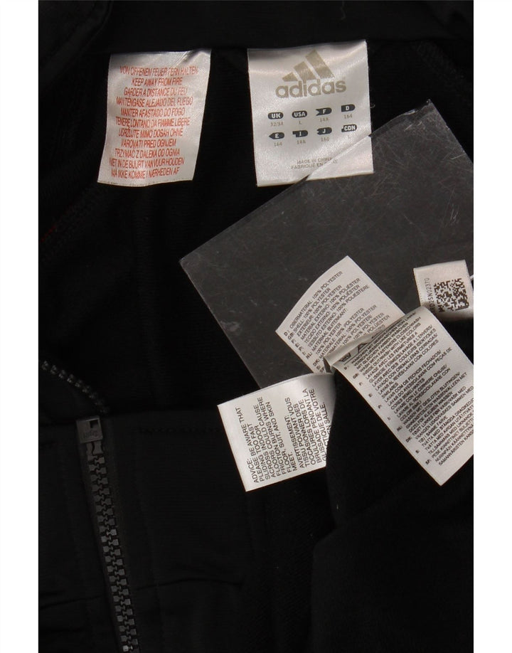 Chłopięca bluza dresowa ADIDAS 13-14 lat, czarna, poliester