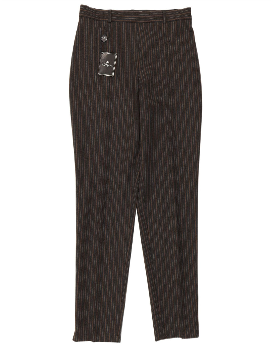 Damskie spodnie codzienne z wysokim stanem LES COPAINS IT 46 Large W30 L33 Black