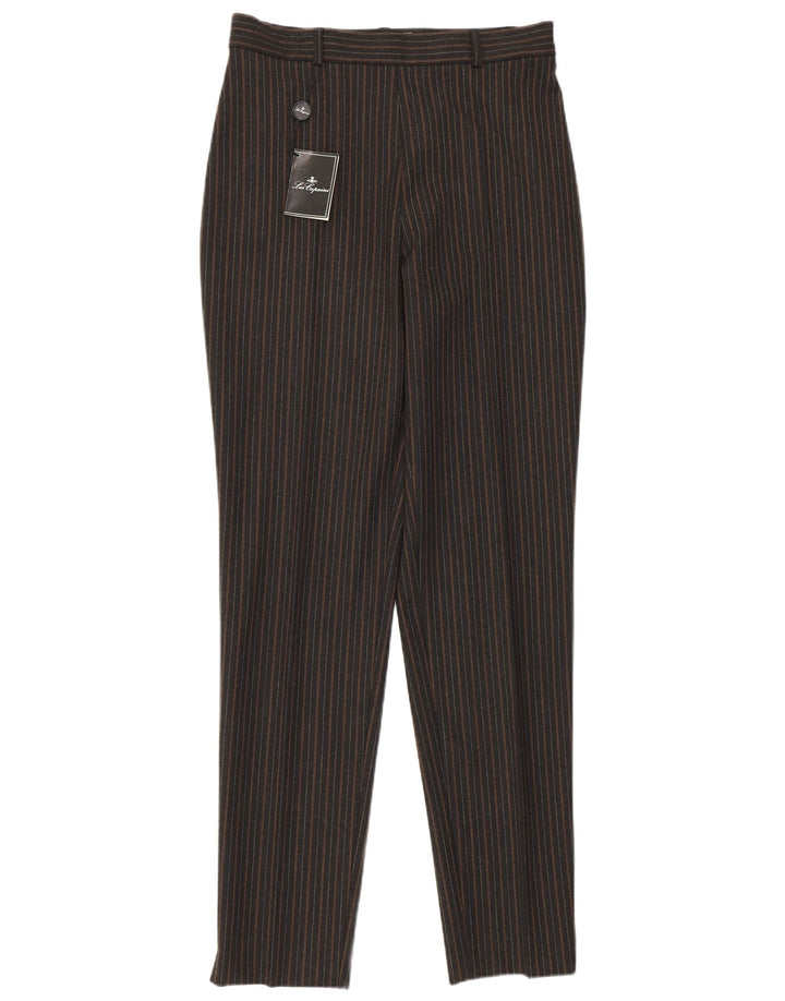 Damskie spodnie codzienne z wysokim stanem LES COPAINS IT 46 Large W30 L33 Black