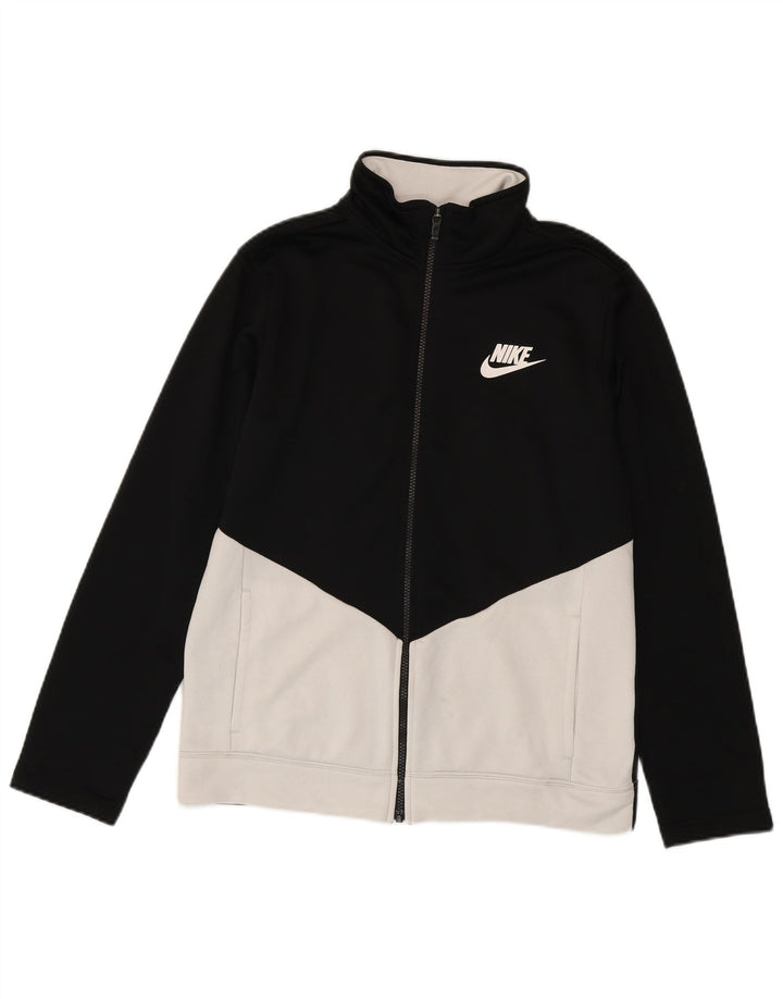 Chłopięca kurtka dresowa Nike 13-14 lat XL, czarny, kolorowy poliester
