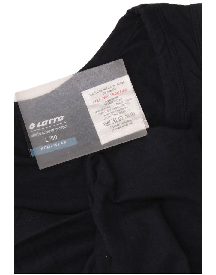 Męska kamizelka z grafiką Lotto, duża, granatowa, bawełniana