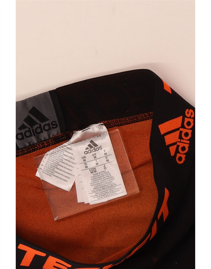 Męskie spodenki sportowe Adidas z grafiką, średnie czarne, poliestrowe w cętki
