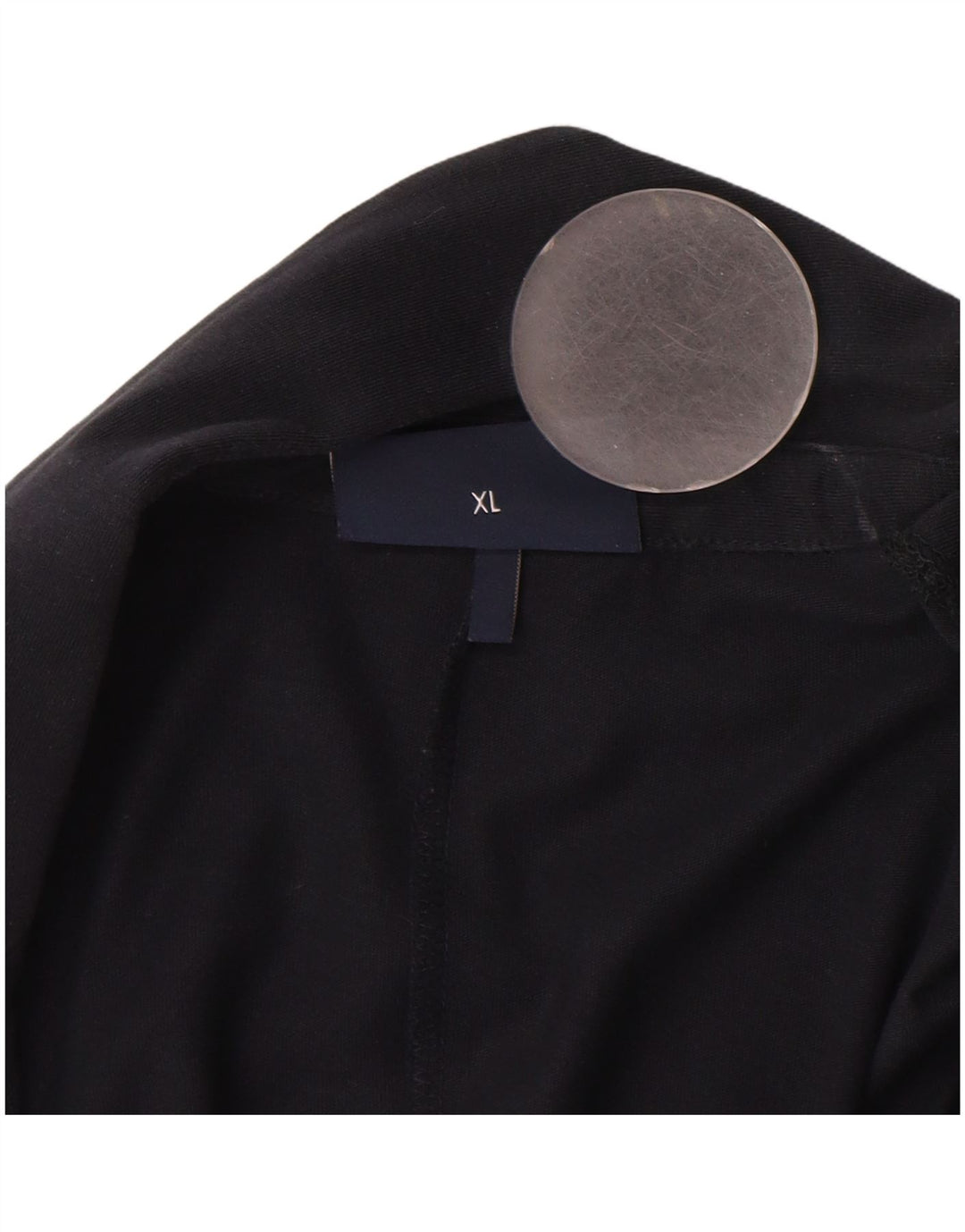 Armani Jeans Damska marynarka zapinana na 2 guziki, UK 18 XL, granatowa, bawełniana