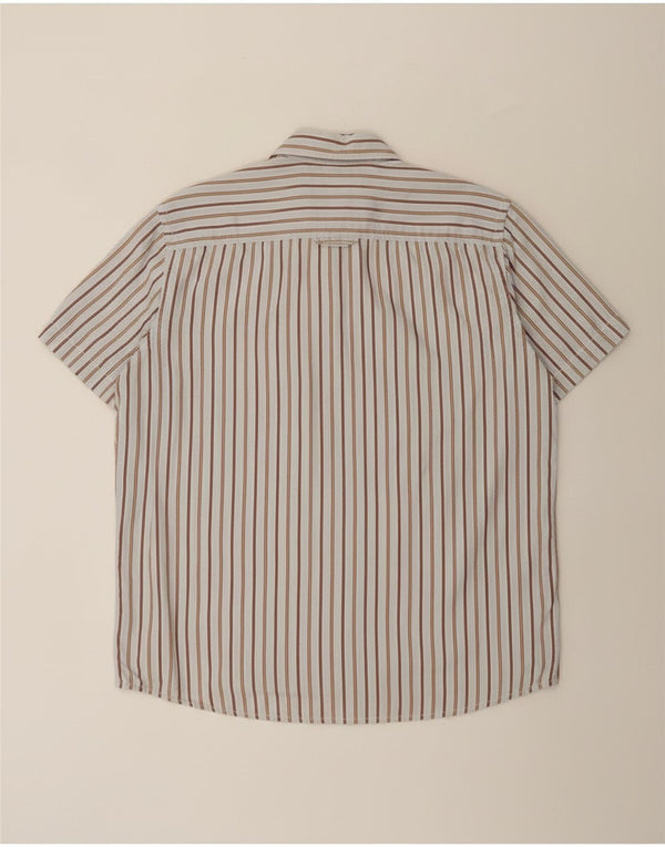 Camel Active Męska koszula z krótkim rękawem XL, bawełniana w niebieskie paski