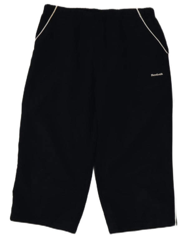 Damskie spodnie dresowe Reebok Capri UK 14 Średni granatowy poliester