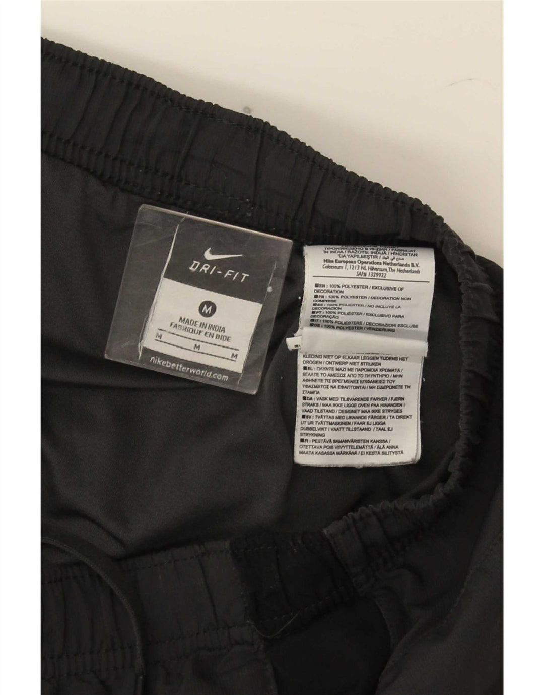 Męskie spodenki sportowe Nike Dri Fit, poliestrowe w kolorze średnioszarym