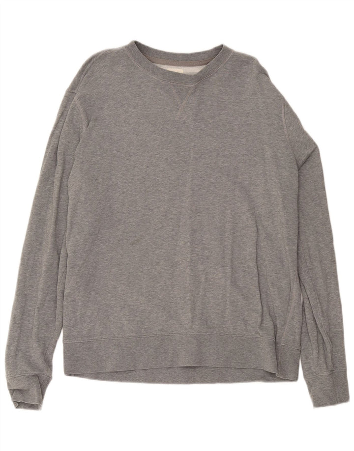 Marks & Spencer Męski sweter bluzowy XL, szary, bawełniany