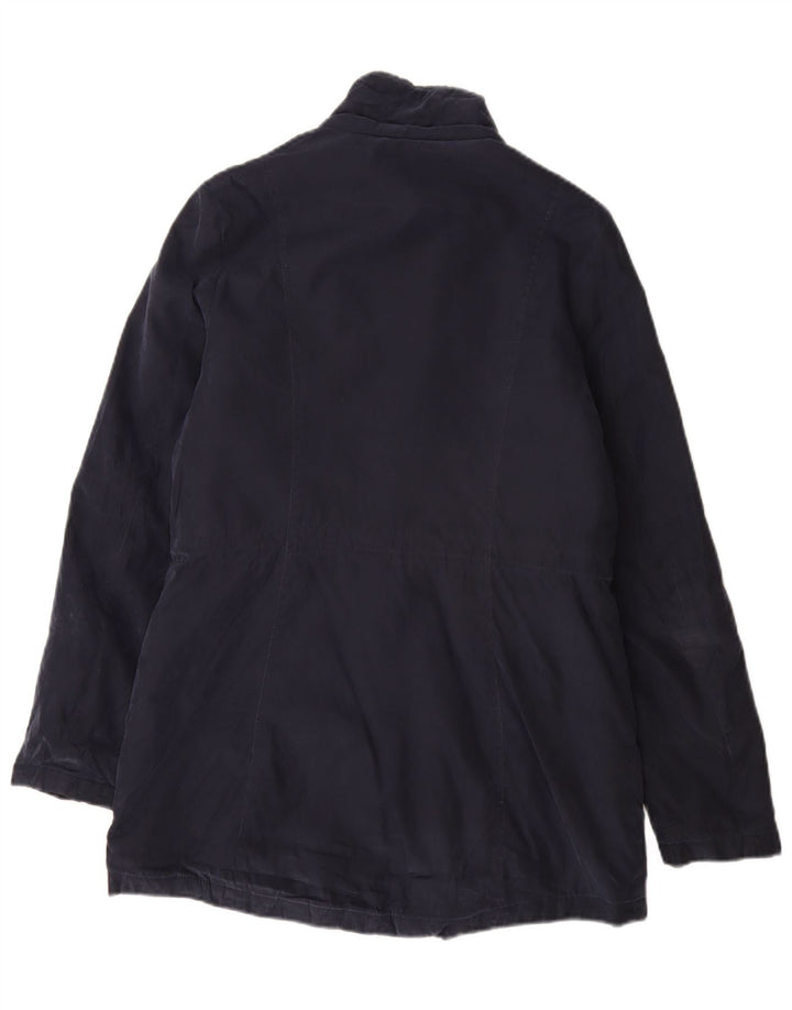 Damska kurtka Nautica Sherpa UK 10, mała, granatowa, poliestrowa
