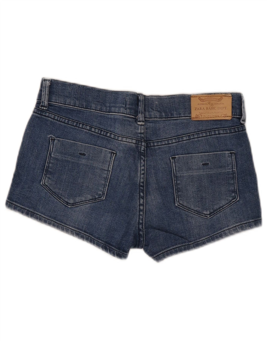 Damskie spodenki jeansowe ZARA EU 36 XS W26 niebieskie
