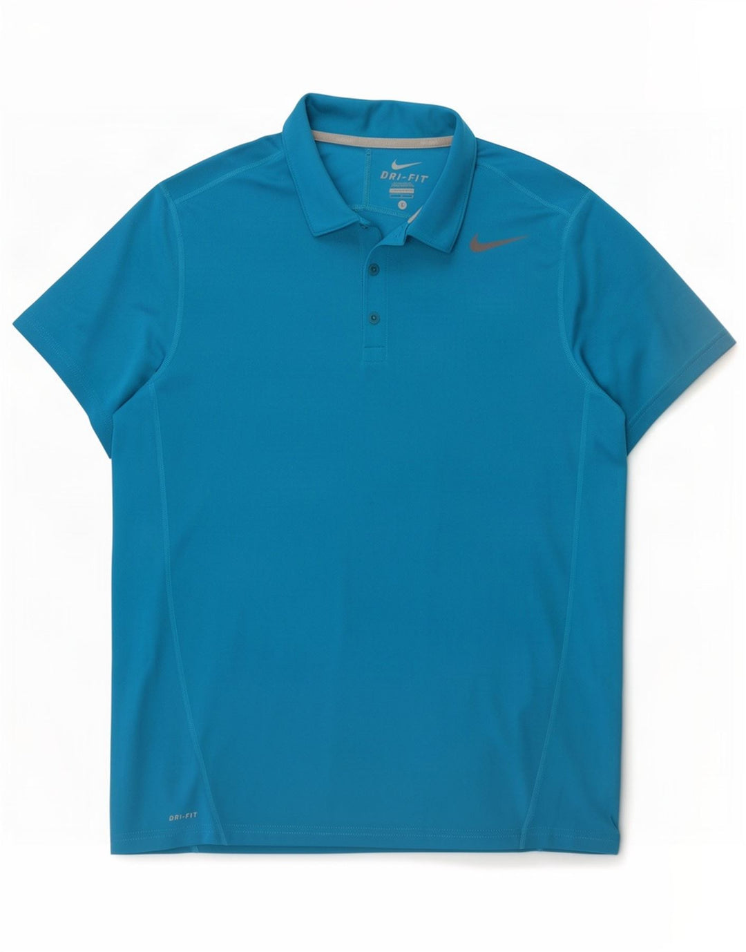 Męska koszulka polo Nike Dri Fit, duża niebieska, poliestrowa