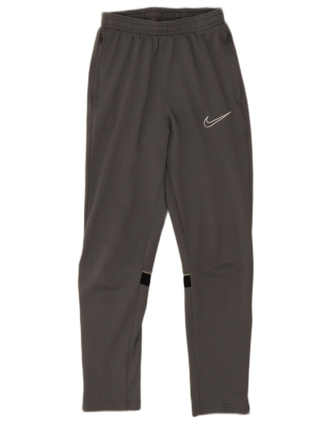 Chłopięce spodnie dresowe Nike Dri Fit 10-11 lat, średnioszare, z blokami kolorów