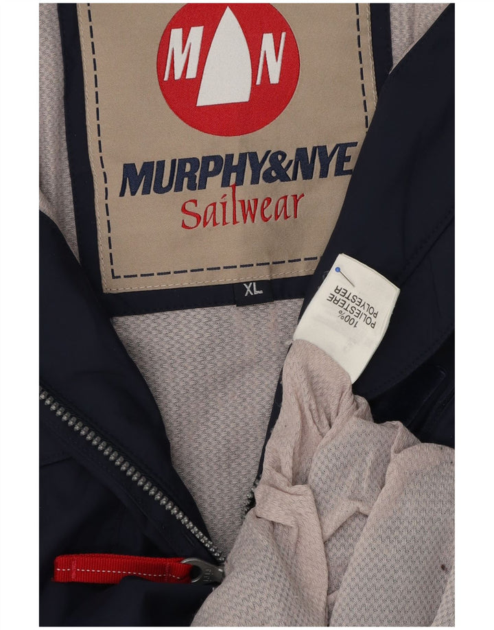 Męska kurtka użytkowa Murphy & Nye UK 42 XL, granatowa, poliestrowa