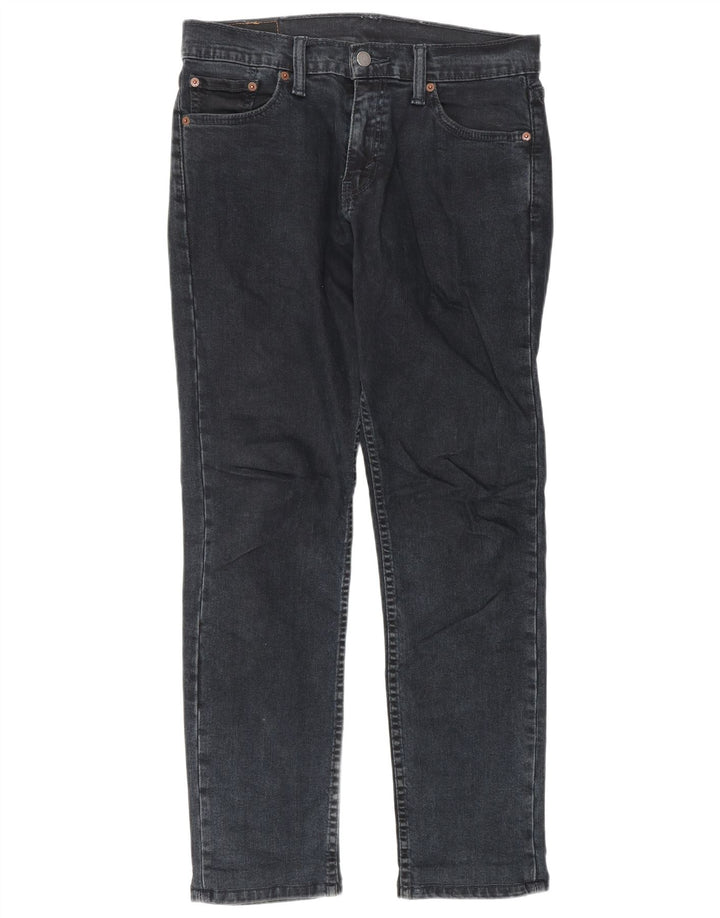 Męskie jeansy Levi's 511 Slim W30 L30 Granatowa bawełna