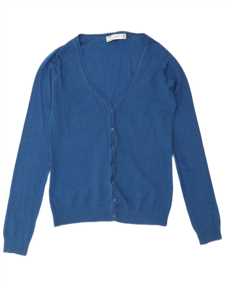 Sweter damski Zara Cardigan UK 14, duży niebieski
