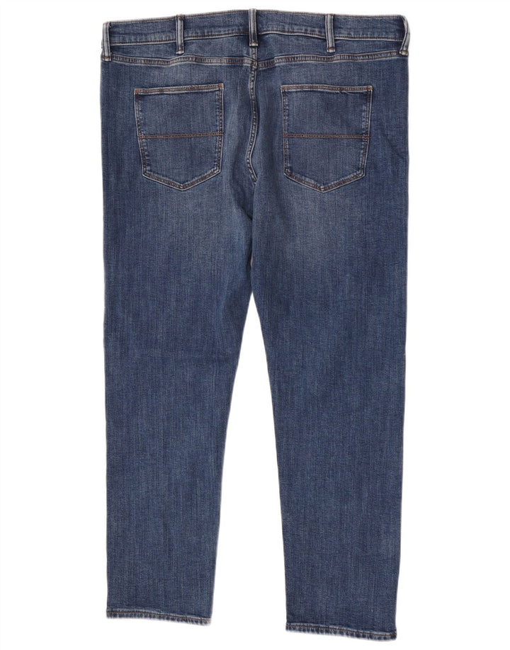 Marks & Spencer Męskie jeansy slim W38 L29 Niebieskie bawełniane