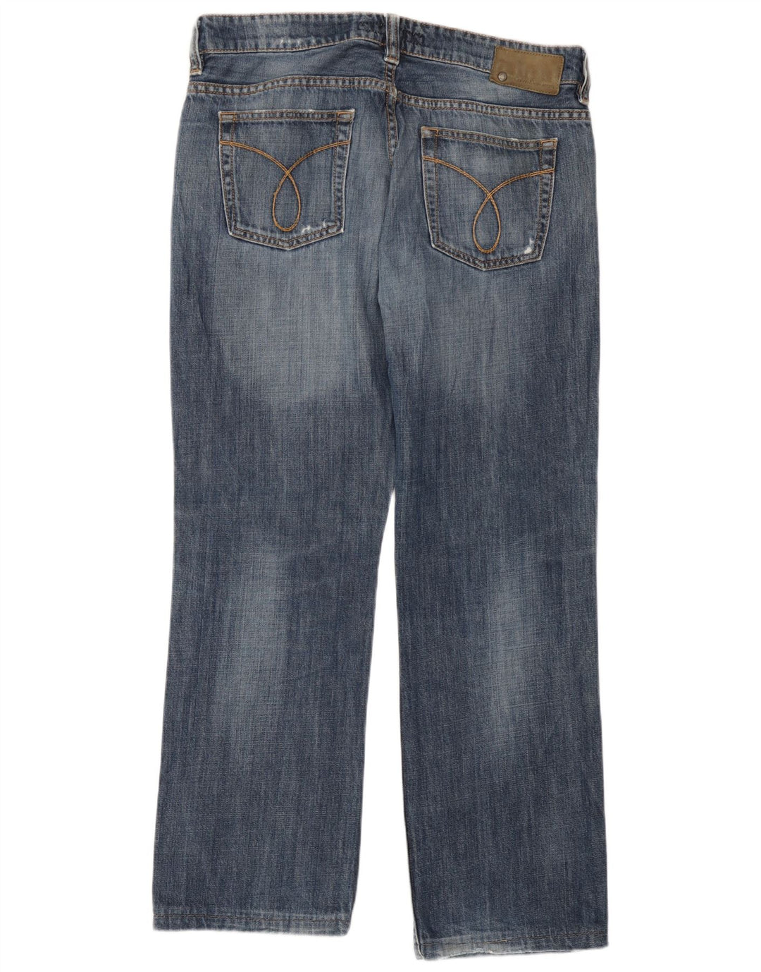Męskie jeansy Calvin Klein w trudnej sytuacji W34 L28 Niebieskie