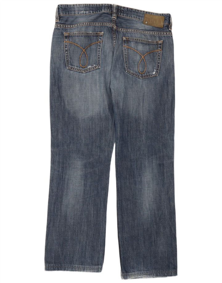 Męskie jeansy Calvin Klein w trudnej sytuacji W34 L28 Niebieskie