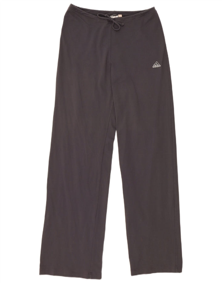 Damskie spodnie dresowe ADIDAS UK 16, duże granatowe, poliamidowe