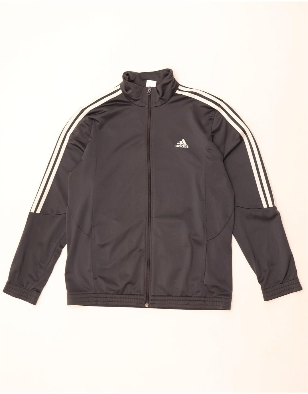 Męska kurtka dresowa Adidas UK 44/46, duża, szara, poliester