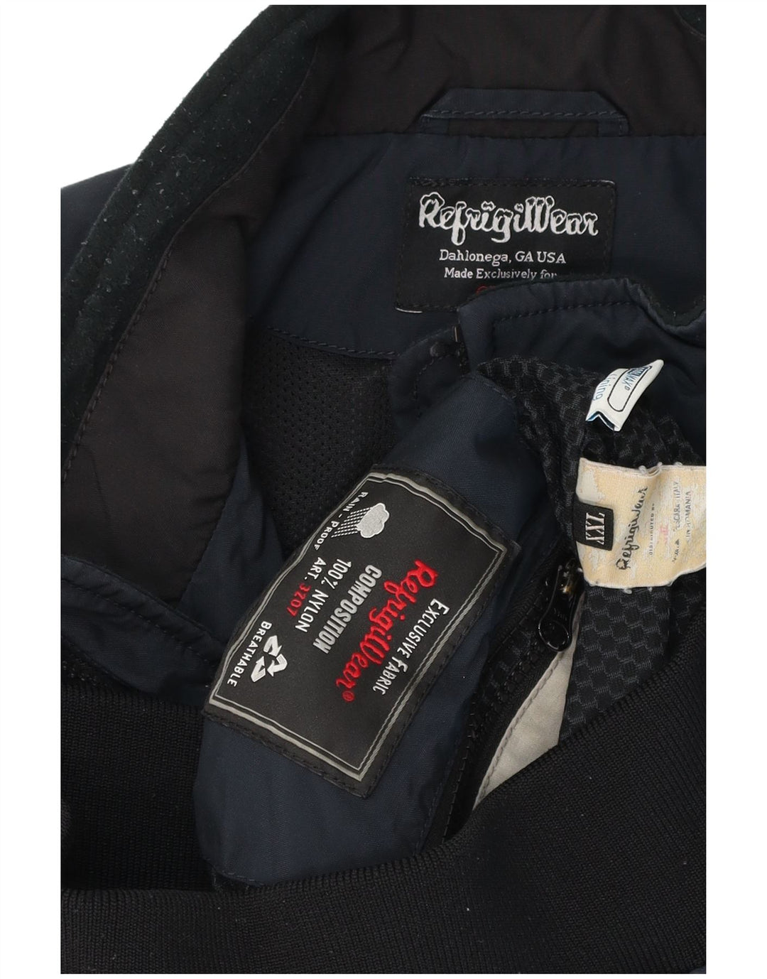 Męska kurtka bomberka Refrigiwear UK 44 2XL Granatowy nylon