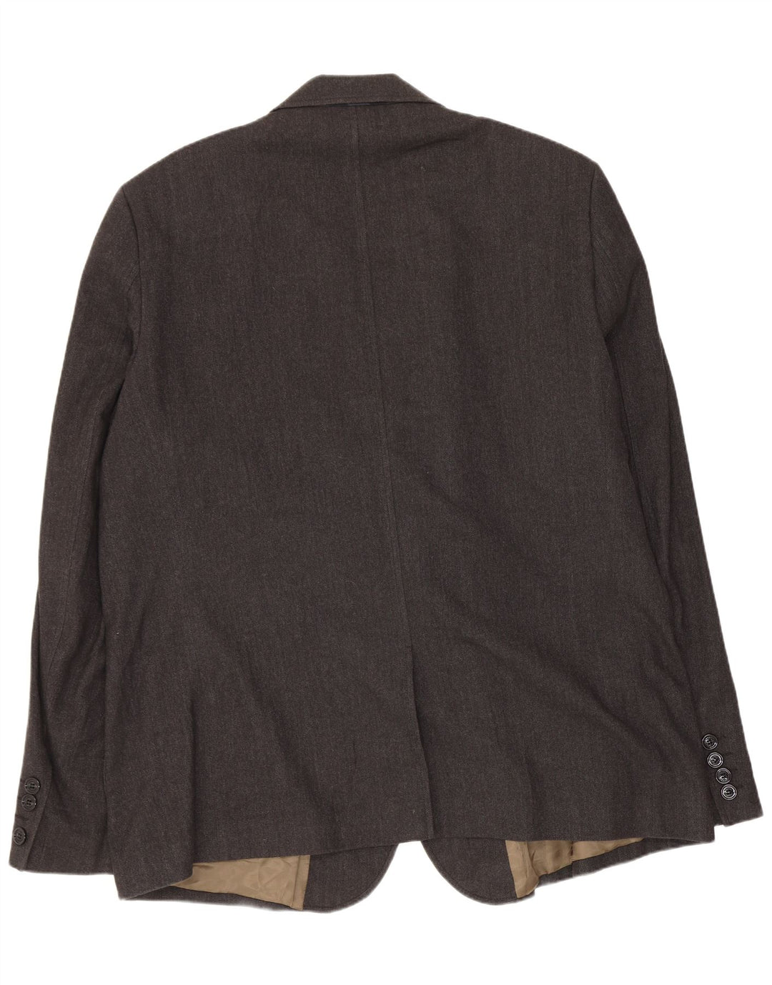 Męska marynarka zapinana na 3 guziki Burberry UK 42 XL Szara wełna w jodełkę