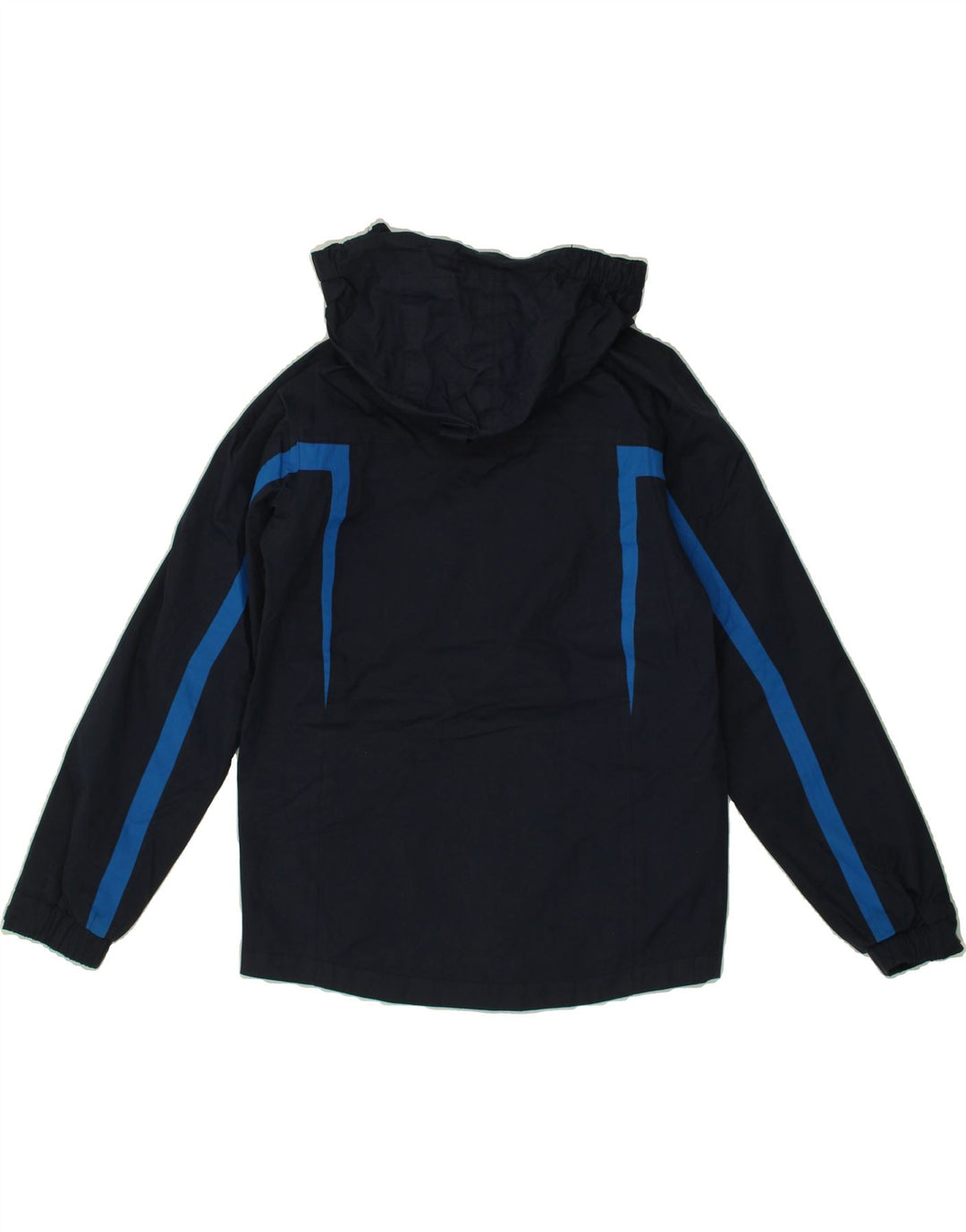 MOUNTAIN WAREHOUSE Boys Hooded Windbreaker Jacket 11-12 Years Navy Blue Vintage Mountain Warehouse and Second-Hand Mountain Warehouse from Messina Hembry 