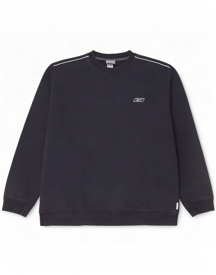 Męska bluza Reebok Jumper, duża, granatowa, bawełniana