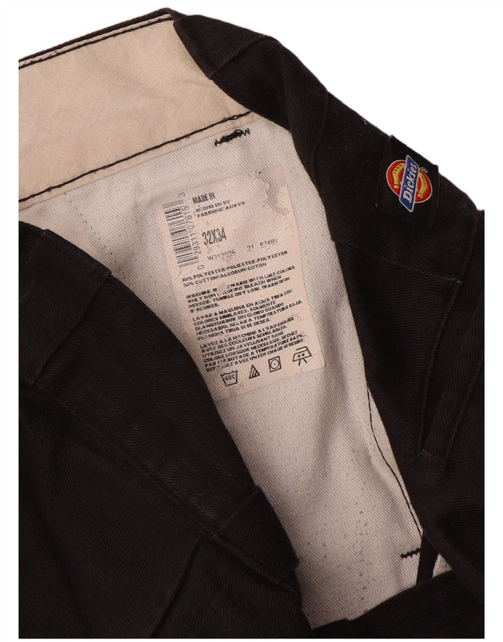 Męskie proste spodnie chino Dickies W32 L34 brązowy poliester