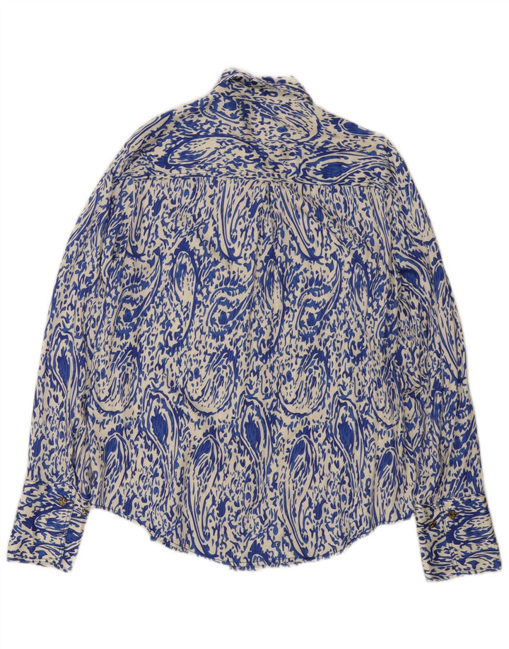 Damska koszula o luźnym kroju Zara UK 10 Small Blue Paisley