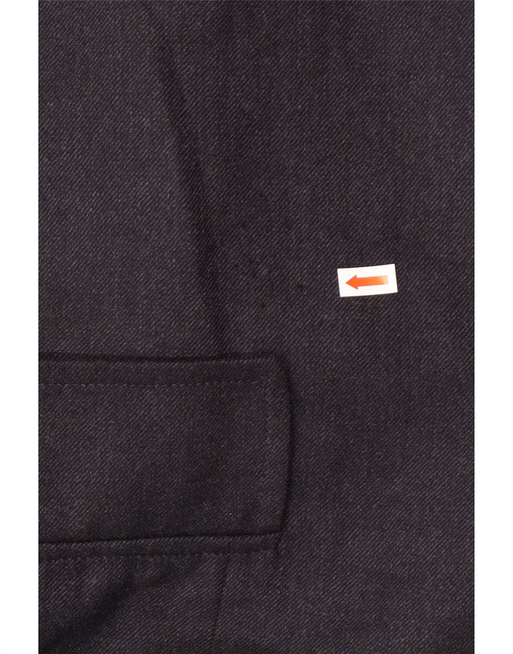 LUIGI BIANCHI Męska marynarka o przedłużonym kroju IT 48 Średni granatowy klasyczny