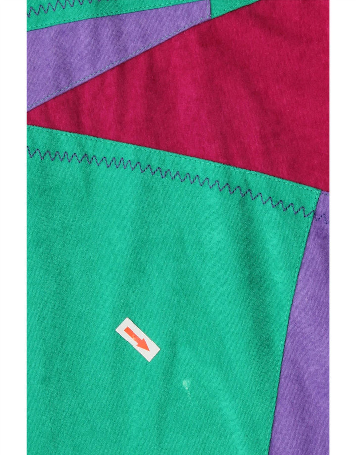 Damska bluza dresowa Lotto XL, wielobarwna, z blokami kolorów, retro