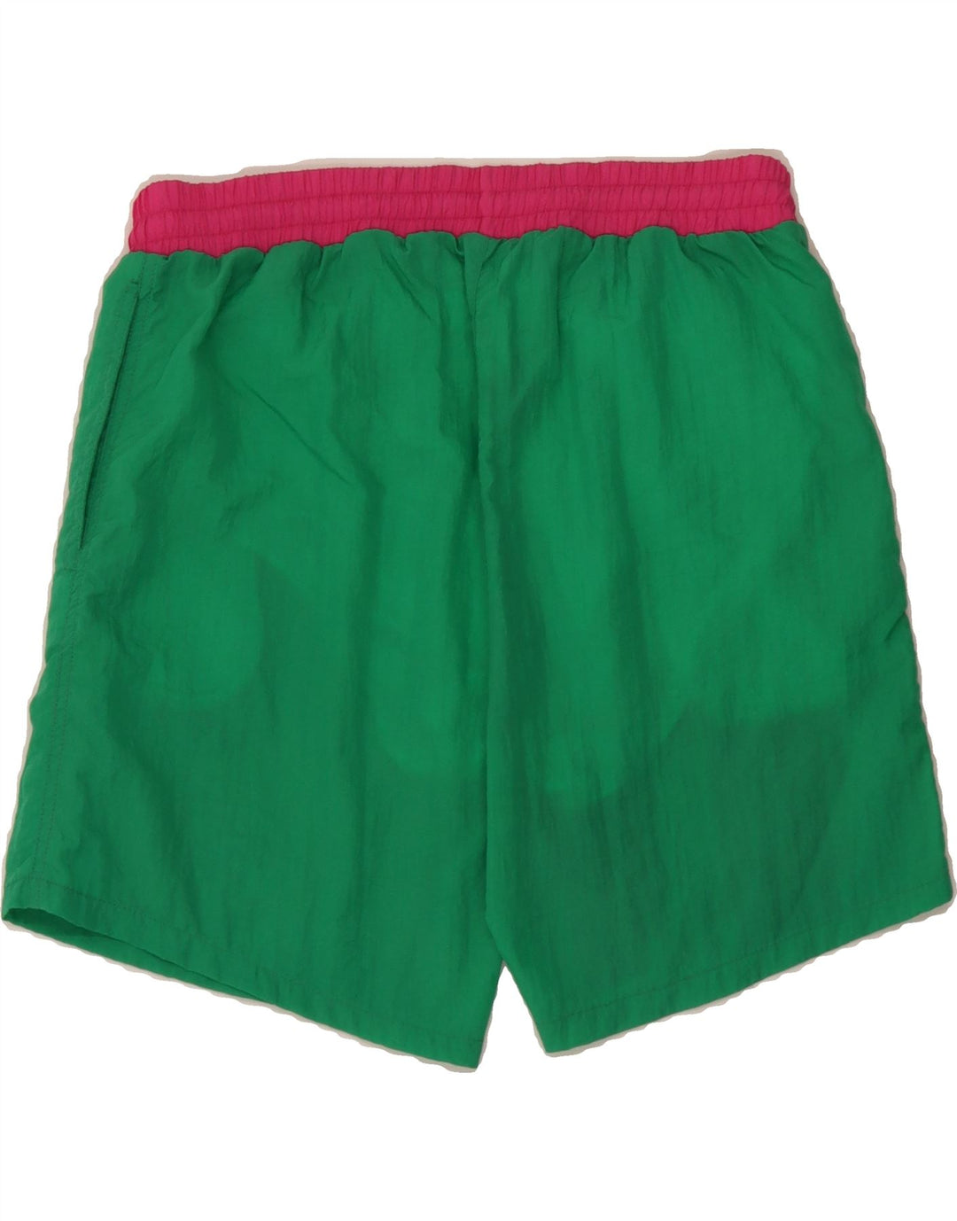 CAMPAGNOLO Mens Graphic Swimming Shorts IT 48 Medium Green Colourblock Vintage Campagnolo and Second-Hand Campagnolo from Messina Hembry 