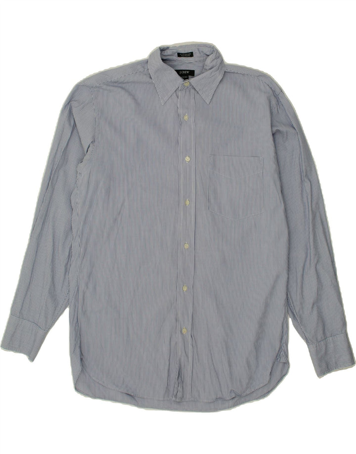 J. CREW Mens Shirt Size 14 1/2 Small Blue Pinstripe Vintage J. Crew and Second-Hand J. Crew from Messina Hembry 