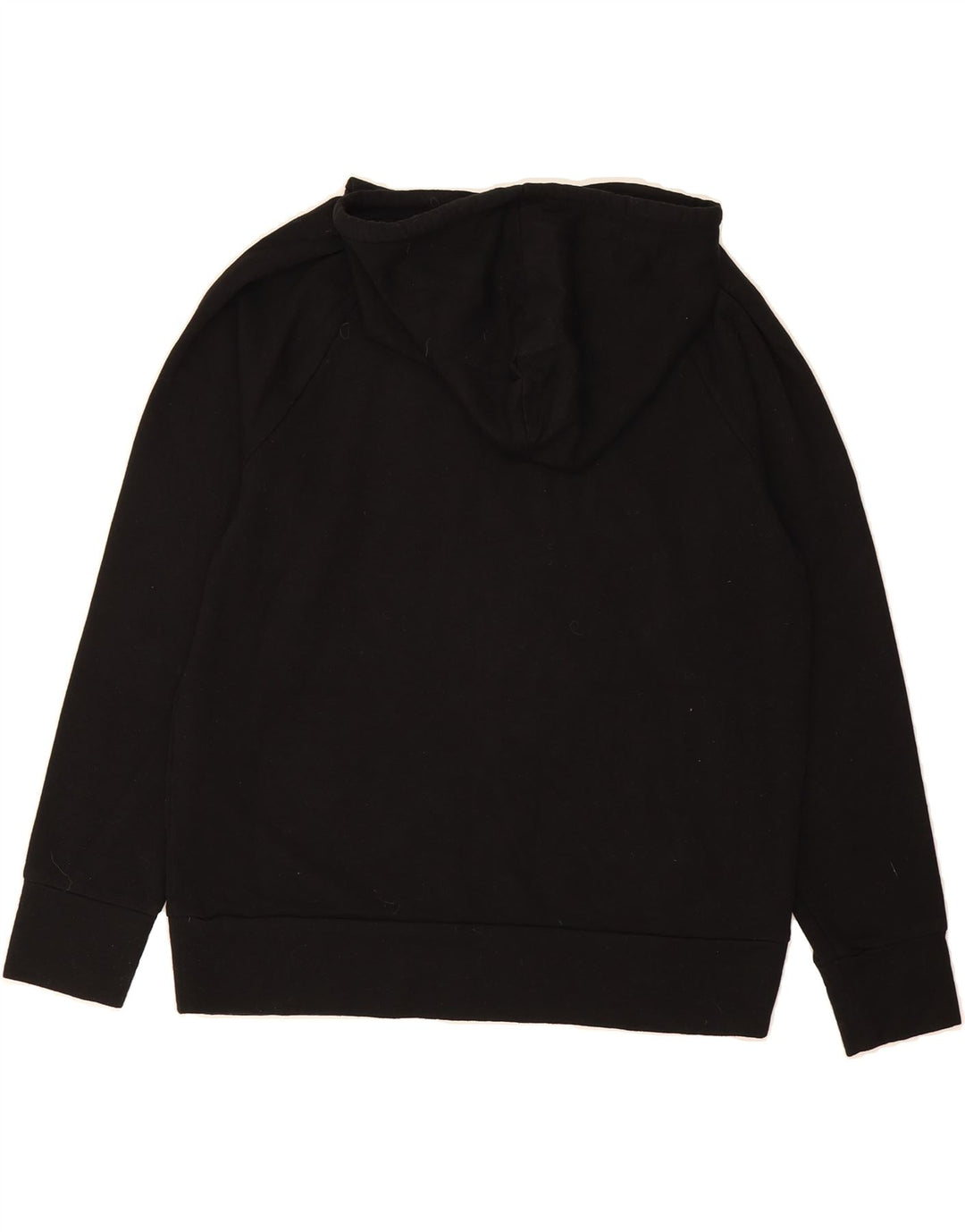 EDDIE BAUER Womens Hoodie Jumper UK 14 Medium Black Polyester Vintage Eddie Bauer and Second-Hand Eddie Bauer from Messina Hembry 