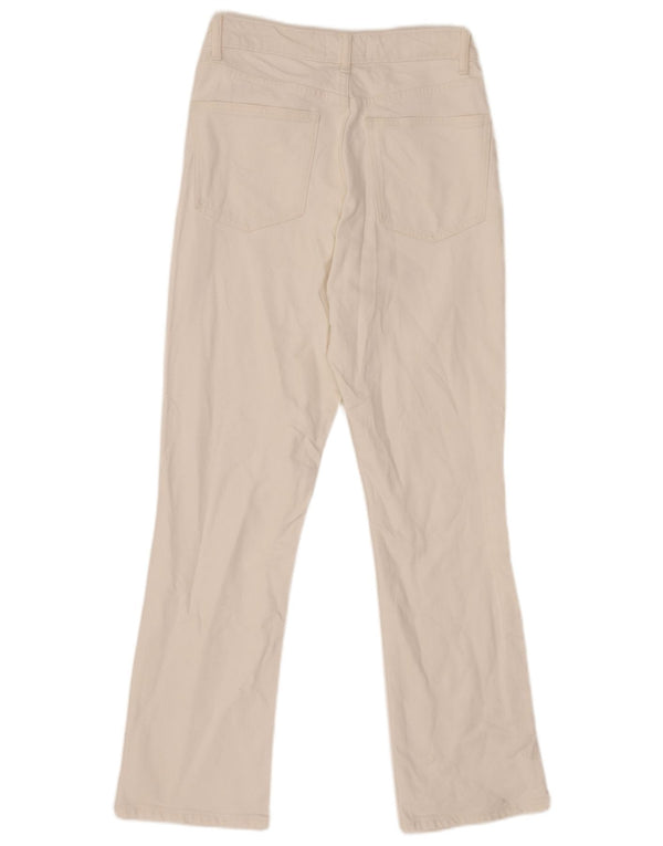 Damskie proste dżinsy Zara EU 38 Small W28 L28 Biała bawełna
