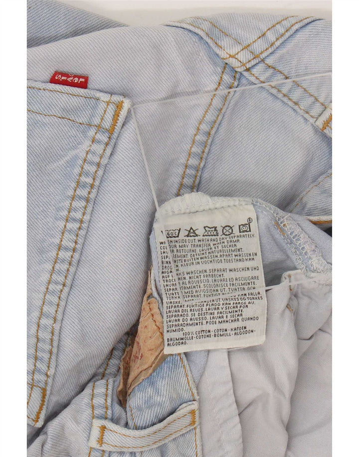 Męskie proste dżinsy Levi's W34 L31 Niebieskie bawełniane