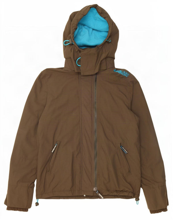 Damska kurtka wiatrówka Superdry Graphic UK 14 Medium Khaki