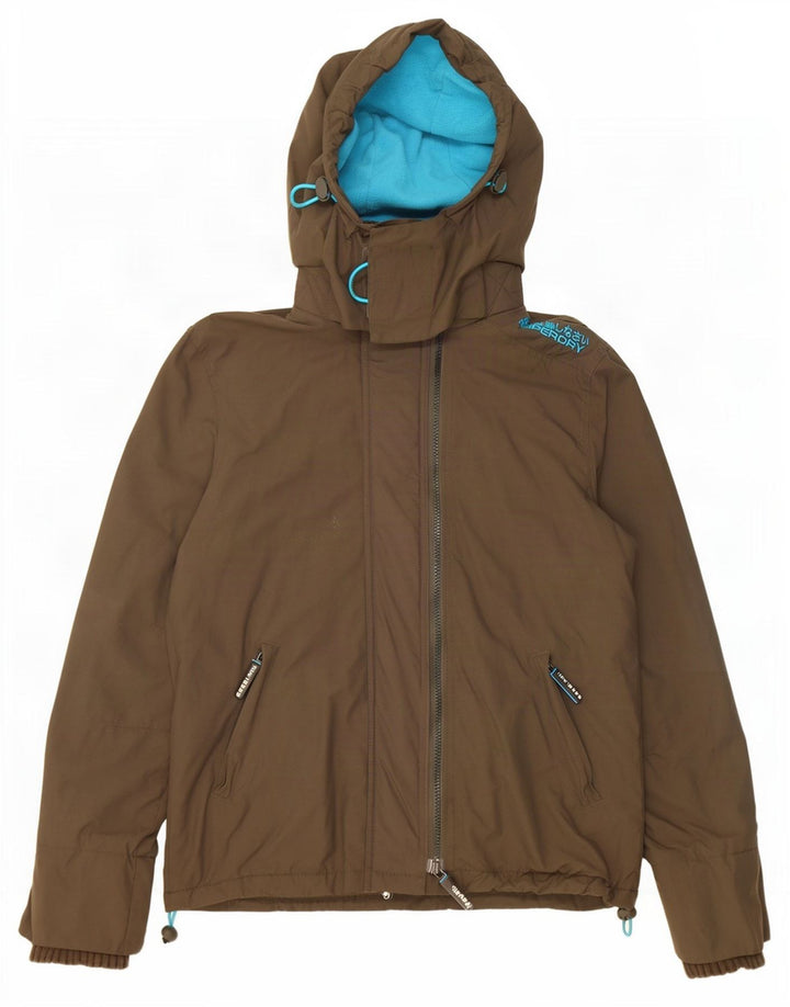 Damska kurtka wiatrówka Superdry Graphic UK 14 Medium Khaki