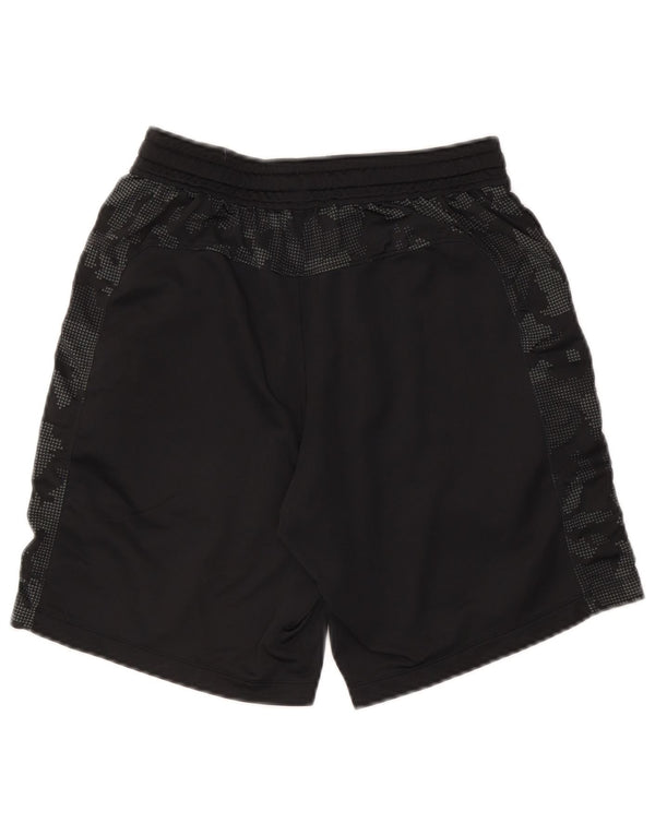 Under Armour Mens Sport Shorts Small Black Camouflage Polyester