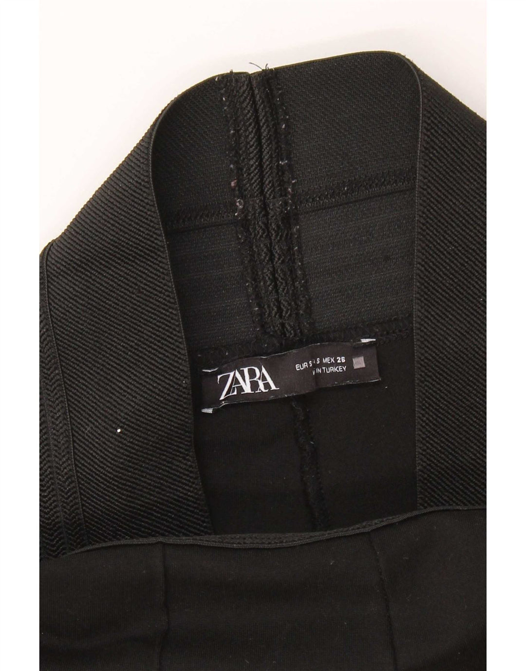Legginsy damskie Zara, małe, czarne, wiskozowe