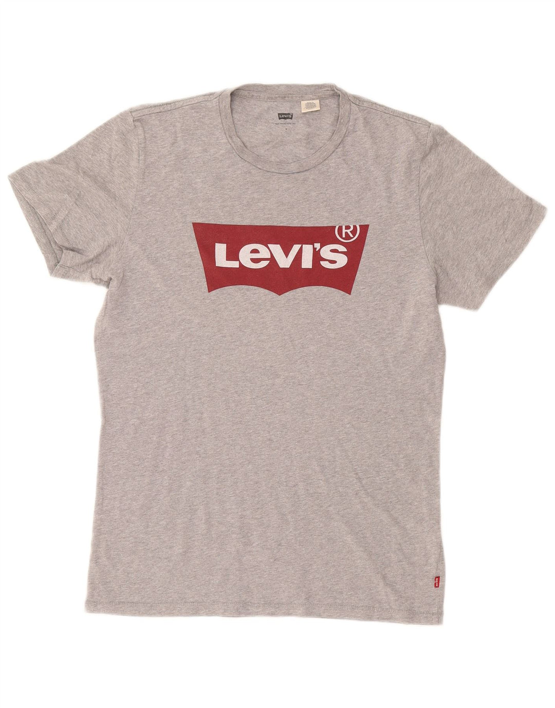 LEVI'S Mens Graphic T-Shirt Top Small Grey