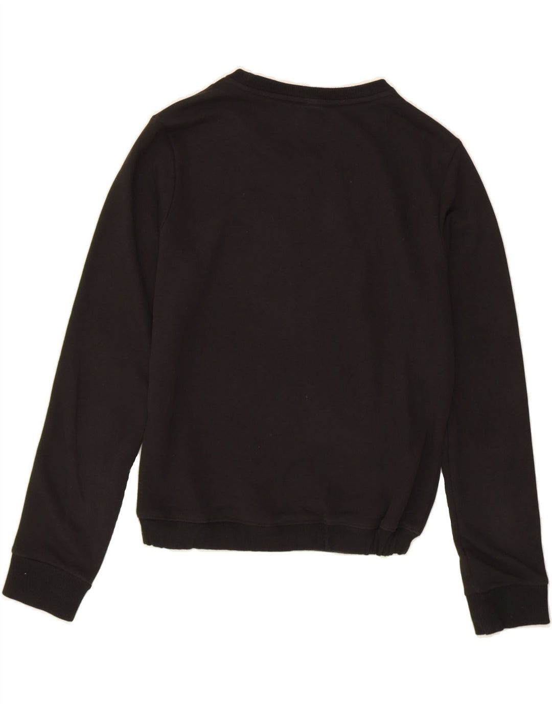 PUMA Womens Graphic Sweatshirt Jumper UK 16 Large Black Vintage Puma and Second-Hand Puma from Messina Hembry 