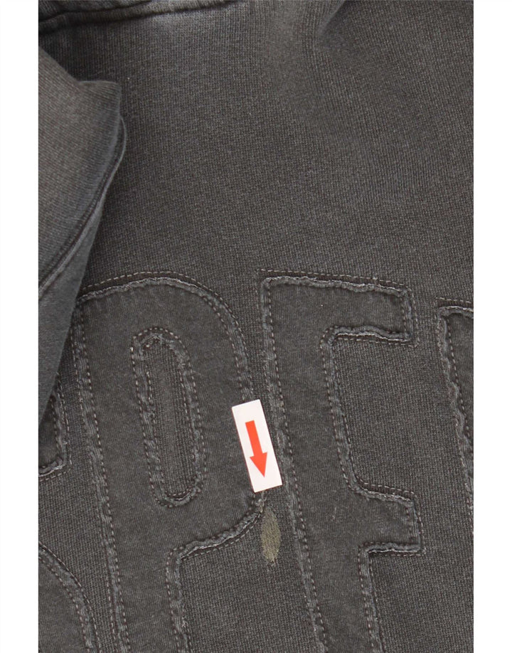 Marks & Spencer Damski sweter z kapturem, oversize, UK 14, średni czarny