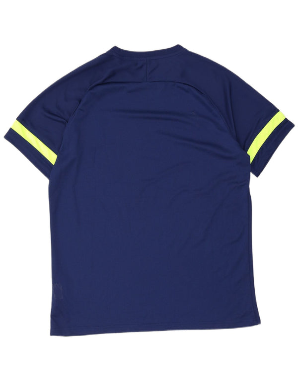 Męski T-shirt Nike Dri Fit Top XL, granatowy, kolorowy poliester
