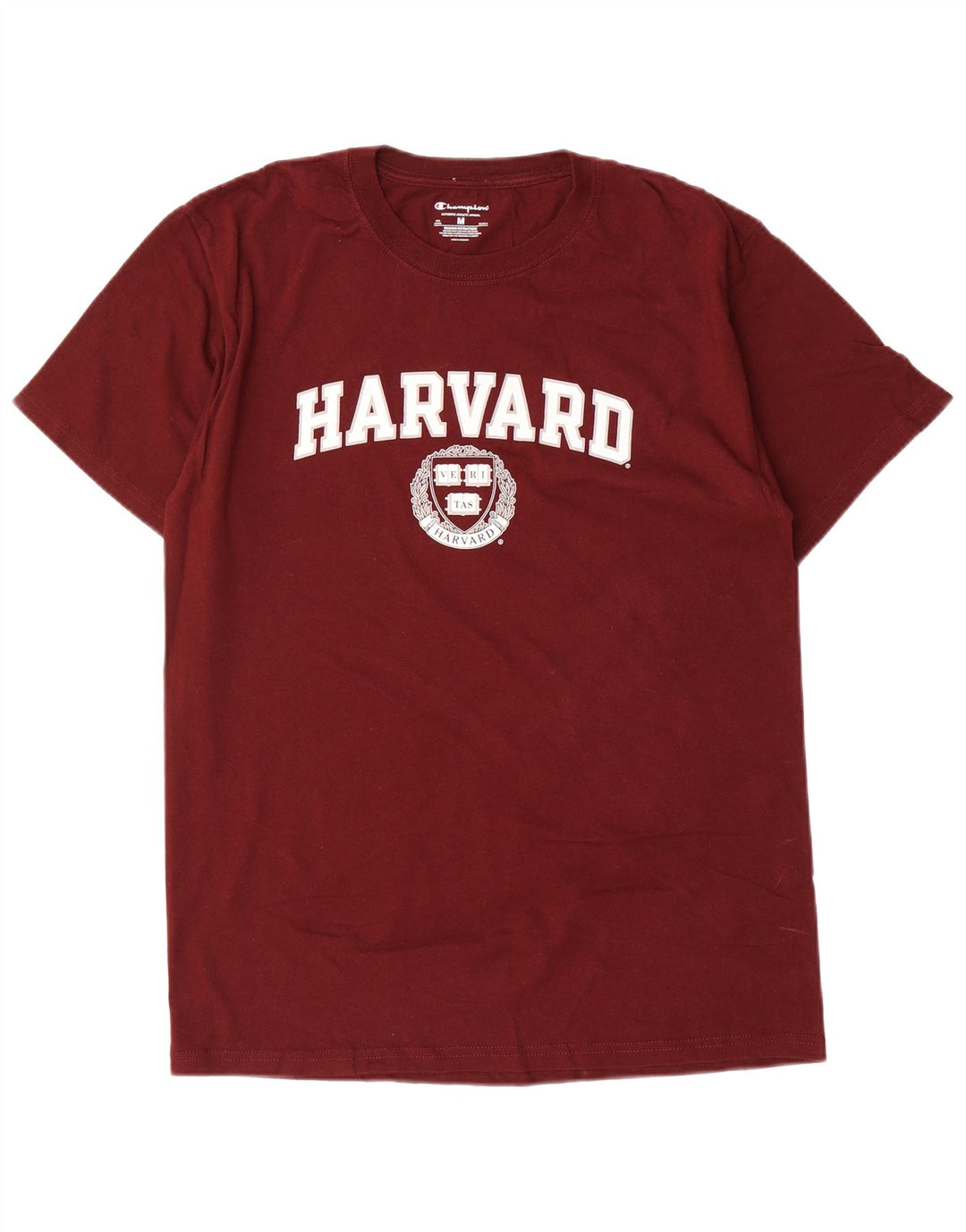 Męska koszulka Champion Harvard Regular Graphic, górna średnia bordowa bawełna