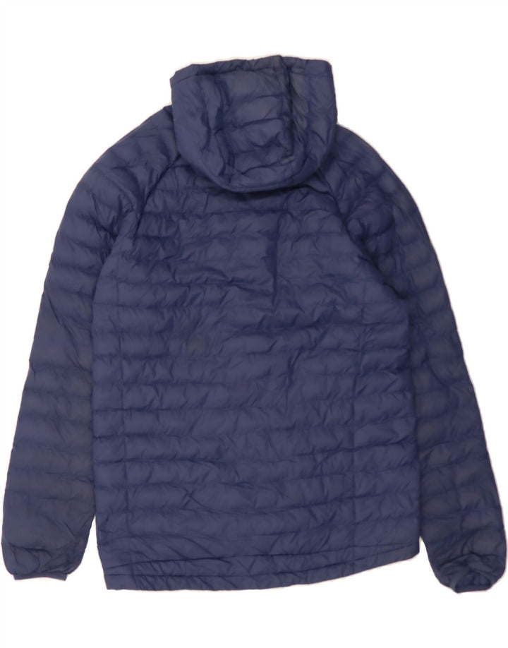 OAKLEY Mens Hooded Padded Jacket UK 38 Medium Navy Blue Polyamide Vintage Oakley and Second-Hand Oakley from Messina Hembry 