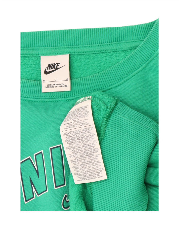Damska bluza dresowa Nike Oversized Graphic Crop UK 14, średnia zieleń