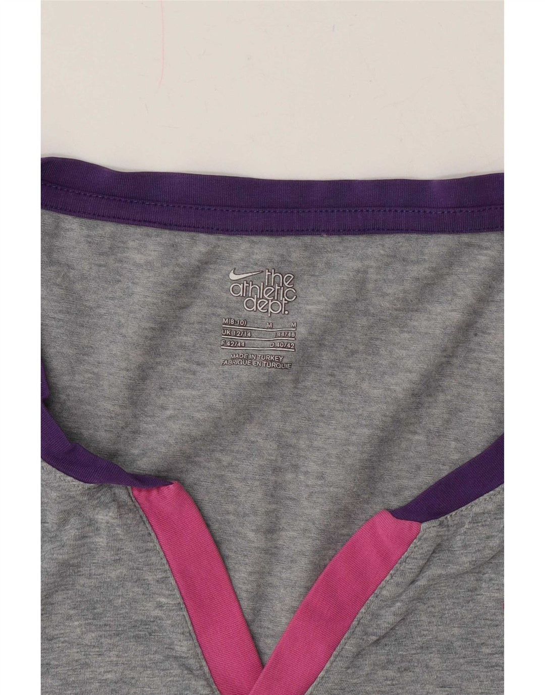 T-shirt damski Nike Top UK 12/14 Średni szary nakrapiany