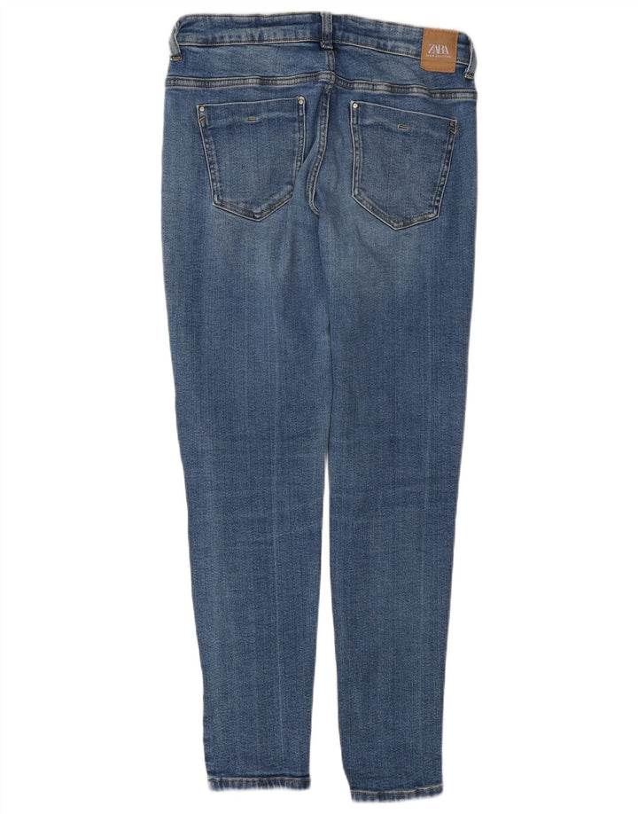 Damskie jeansy skinny Zara EU 40 Medium W30 L27 Niebieskie