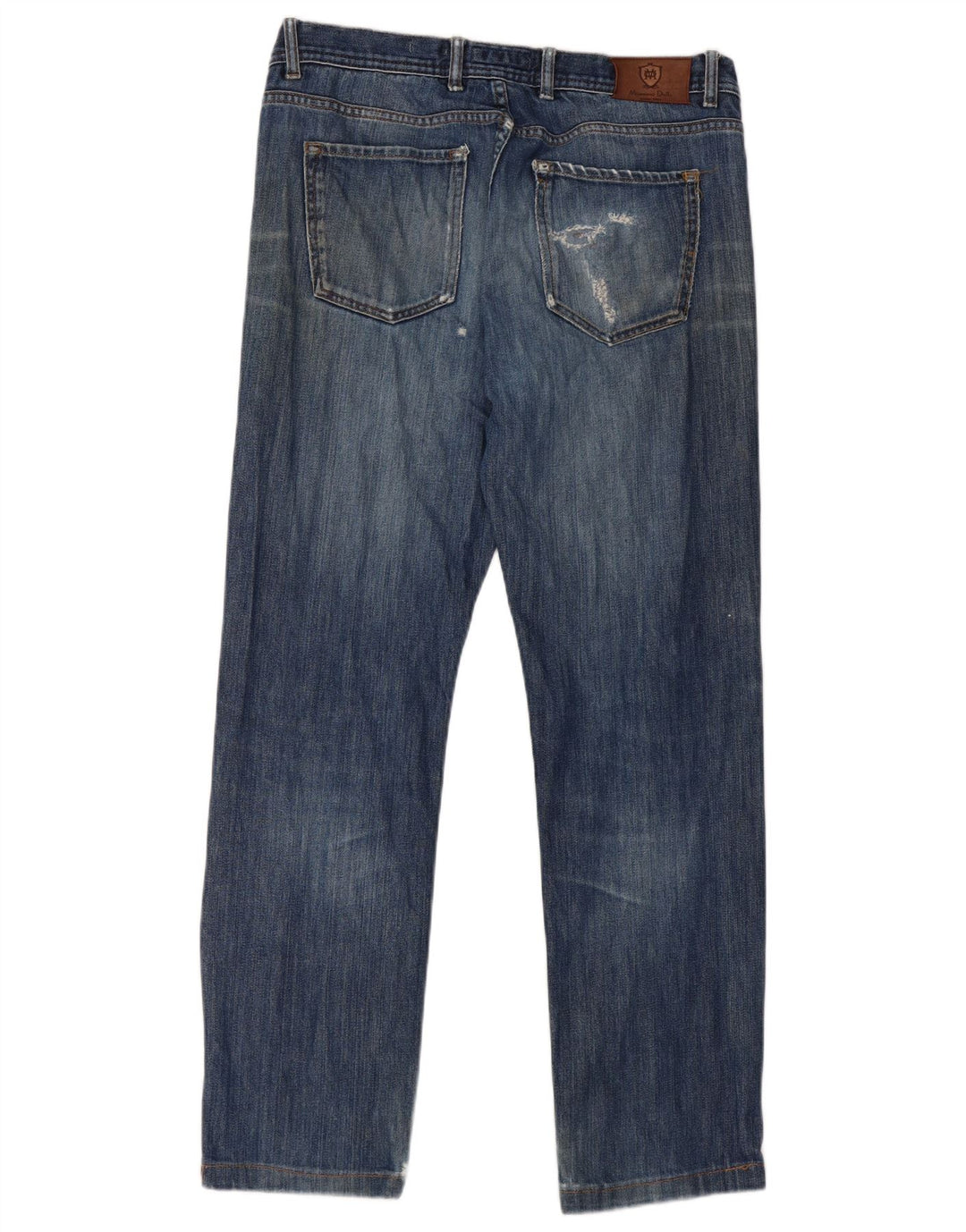Męskie jeansy Massimo Dutti w trudnej sytuacji, proste EU 42, duże, W32, L29, niebieskie